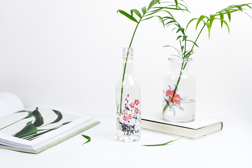 Easy Upcycling Idee mit Altglas - - schereleimpapier DIY und Upcycling Blog aus Berlin - kreative Tutorials für DIY Geschenke, DIY Möbel und DIY Deko zum Basteln