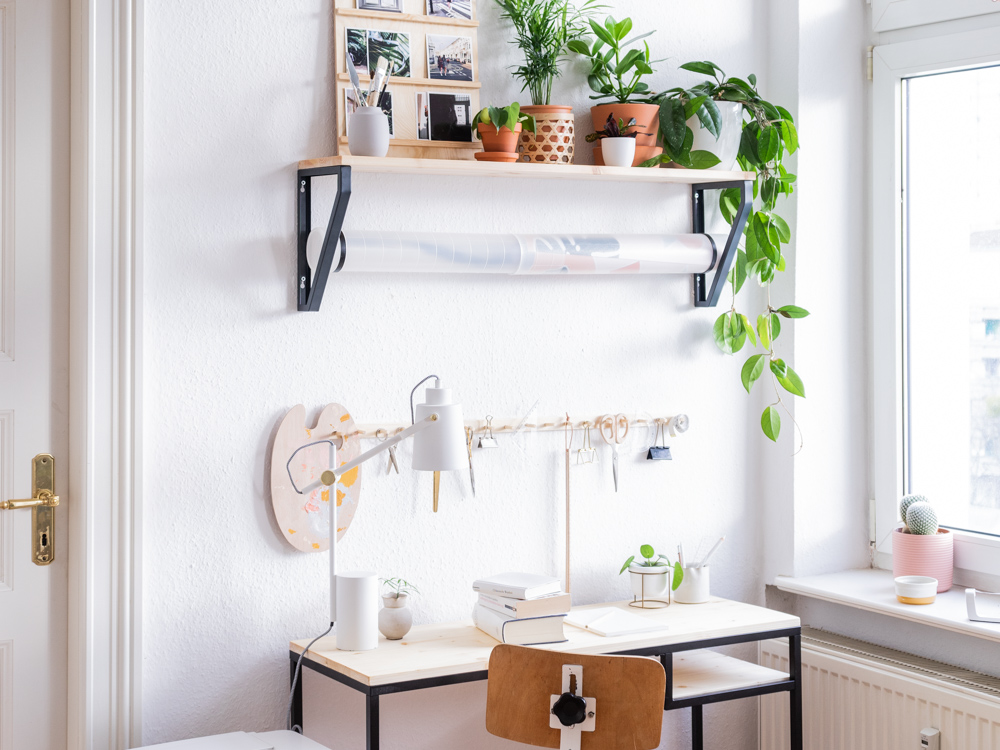 Arbeitszimmer einrichten IKEA Hacks schereleimpapier DIY und Upcycling Blog aus Berlin - kreative Tutorials für DIY Geschenke, DIY Möbel und DIY Deko zum Basteln