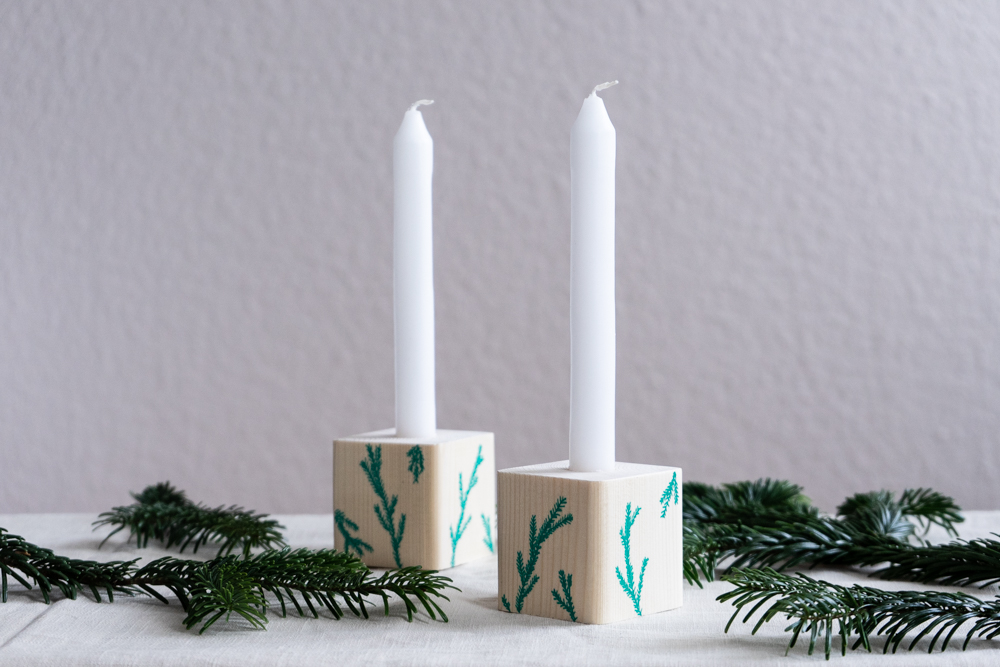 Kerzenhalter selber machen schereleimpapier kreative Tutorials für DIY Geschenke, DIY Möbel und DIY Deko zum Basteln