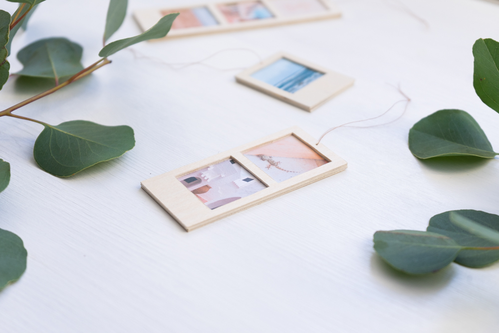 DIY Fotogeschenk aus Holz schereleimpapier kreative Tutorials für DIY Geschenke, DIY Möbel und DIY Deko zum Basteln