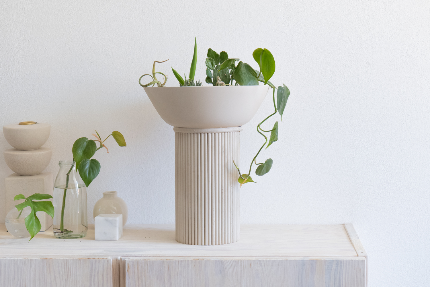 DIY Pflanzenständer schereleimpapier kreative Tutorials für DIY Geschenke, DIY Möbel und DIY Deko zum Basteln